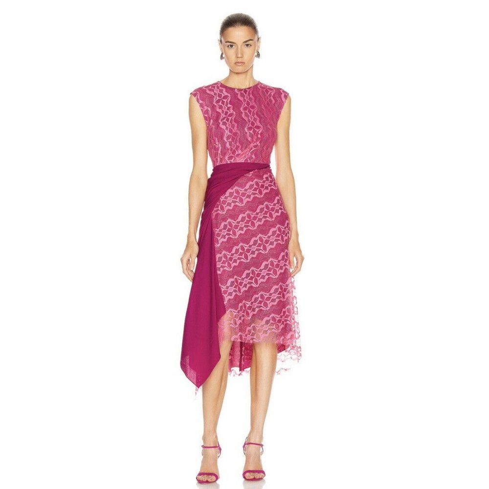Sies Marjan Anita Lace Asymmetrical Dress